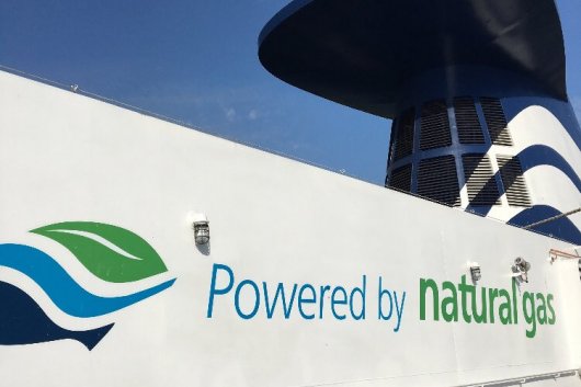 BC Ferries' Spirit of British Columbia is the first of two 'Spirit-class' ships to undergo conversion to natural gas.