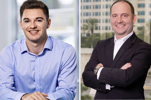 Jake Maxwell (left) now forms part of Dan-Bunkering's trading team in Stamford, whilst accounting manager James Bourne (right) is based in Houston.
