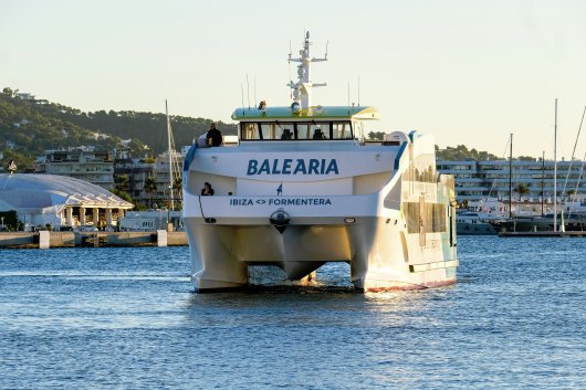 The Eco Aqua fast ferry, operated by Balearia.