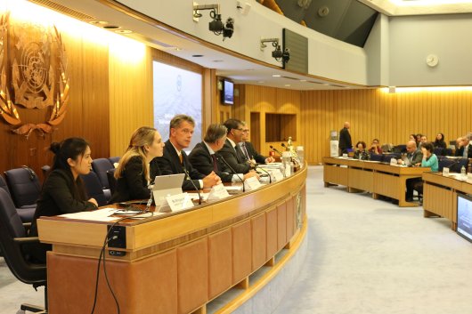 The just-in-time study was presented during the fourth meeting of the IMO's Intersessional Working Group on Reduction of GHG Emissions from Ships (ISWG-GHG 4).