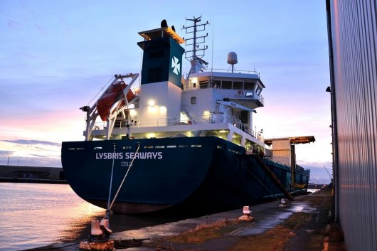 The DFDS general cargo vessel Lysbris Seaways.