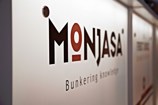 Monjasa logo sign.