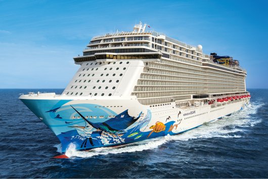 The Norwegian Escape, operated by Norwegian Cruise Line.