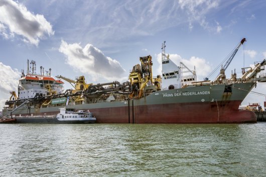 The 2004-built, large trailing suction hopper dredger Prins der Nederlande was supplied with a biofuel blend provided by GoodFuels Marine.