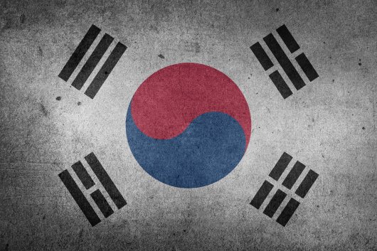 Flag of South Korea.