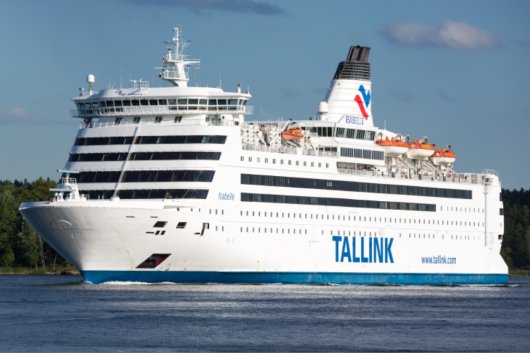 The 35,154-grt ro-ro passenger ship Tallink Isabelle, pictured in the summer of 2017.