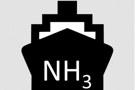 Ammonia-powered ship icon