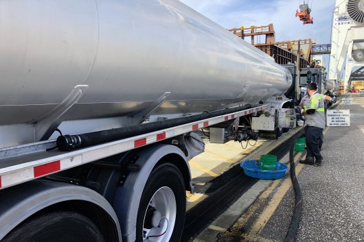 A Lindsay Blee marine fuel delivery performed in Florida.