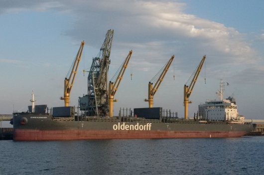 The 2016-built dry bulk carrier Edwine Oldendorff.