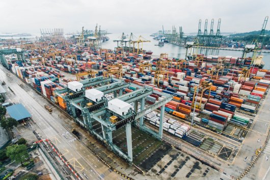Port of Singapore.