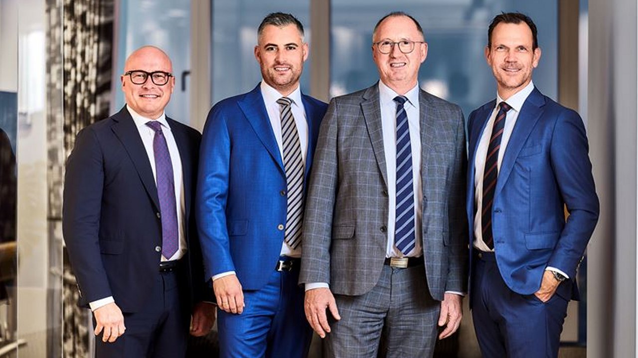 Bunker Holding's executive management team, from left to right: CCO Anders Grønborg,  COO Peder Møller, CEO Keld R. Demant and CFO Michael Krabbe.