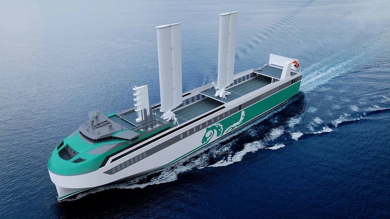 RORO New dual-fuel RoRo concept with bow-mounted engine room unveiled