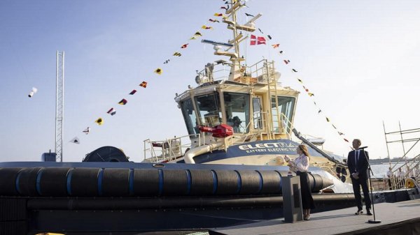 Svitzer Ingrid tugboat naming ceremony.