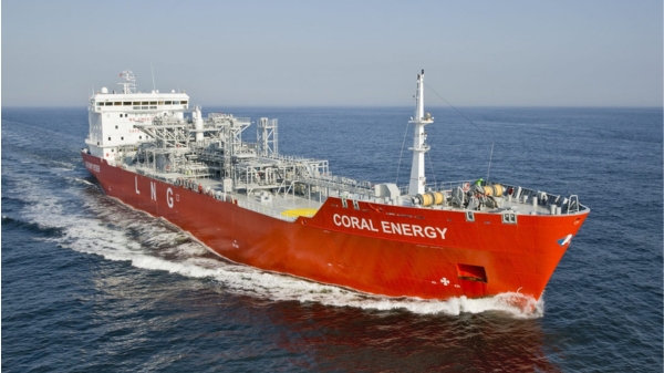LNG carrier Coral Energy.