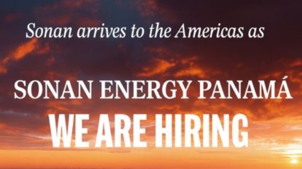 Sonan Energy Panama hiring announcement.