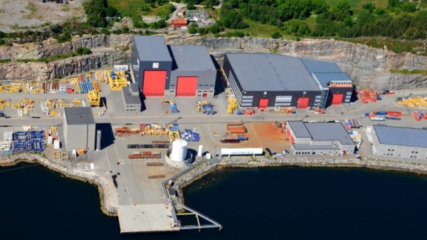 LNG facility at Vestbase in Kristiansund.