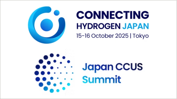 Event logos for Connecting Hydrogen Japan 2025 and Japan CCUS Summit Event logos for Connecting Hydrogen Japan 2025 and Japan CCUS Summit.