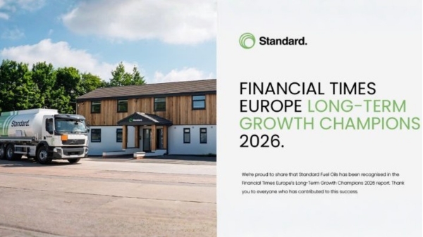 Graphic announcing Standard Fuel Oils FT recognition.