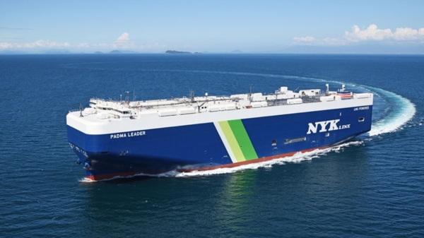 NYK Line’s Padma Leader vessel.