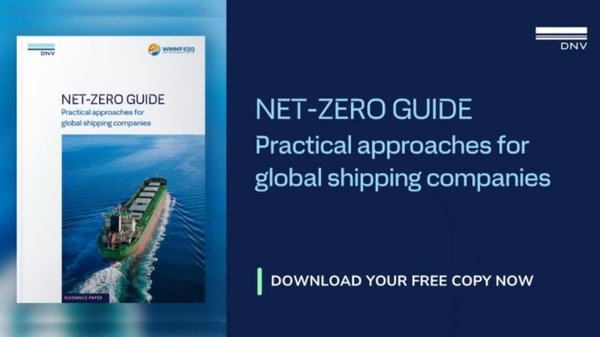 Graphic announcing the release of the DNV Net-Zero Guidance Paper.