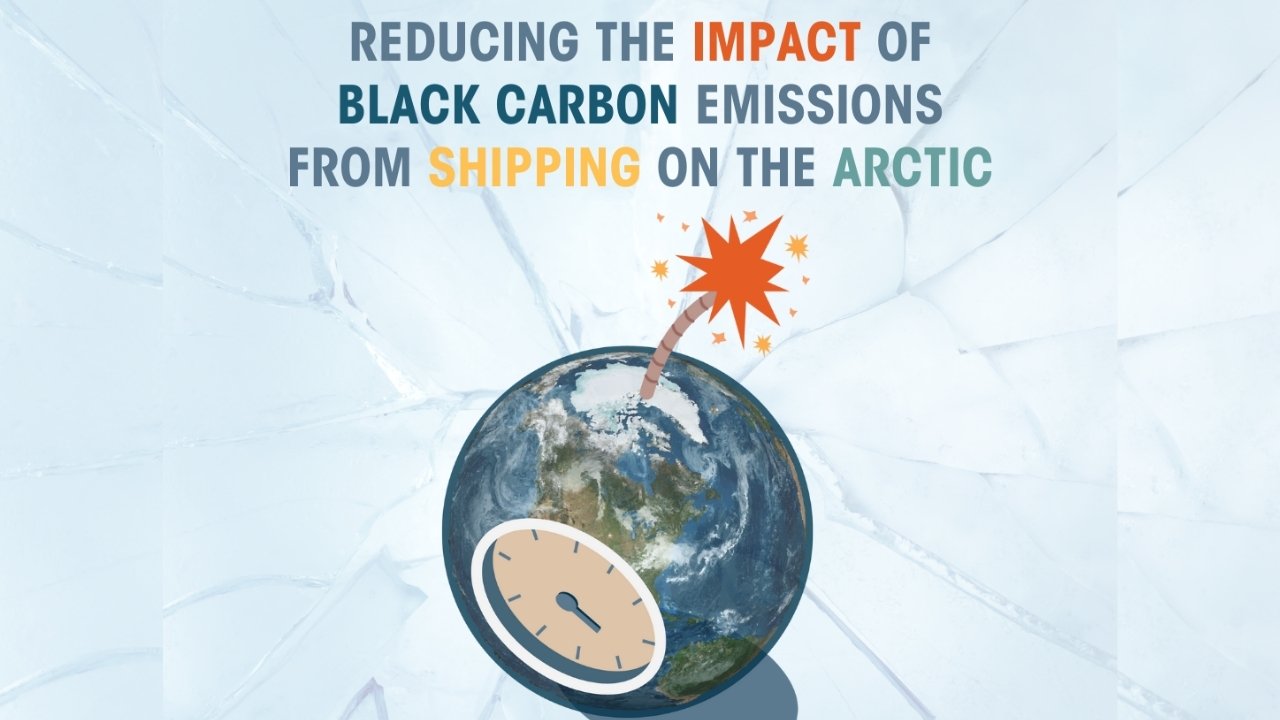 Arctic black carbon emissions urgency graphic.
