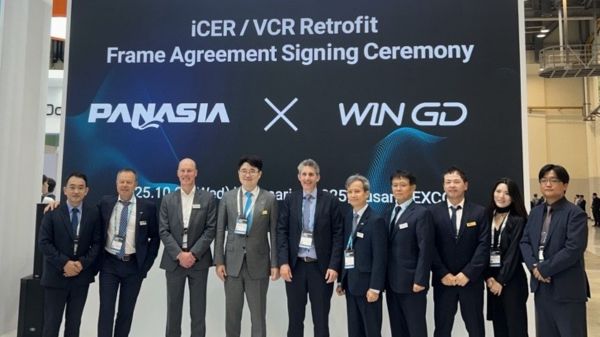 WinGD and Panasia Frame Agreement Signing.