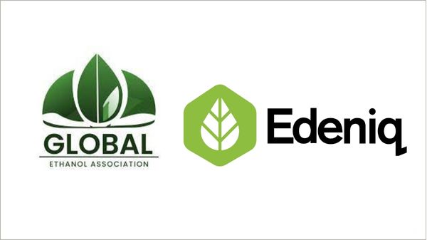 Global Ethanol Association (GEA) and Edeniq, Inc. logo side by side.