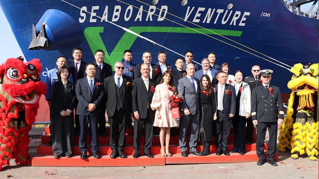 Seaboard Venture naming ceremony.
