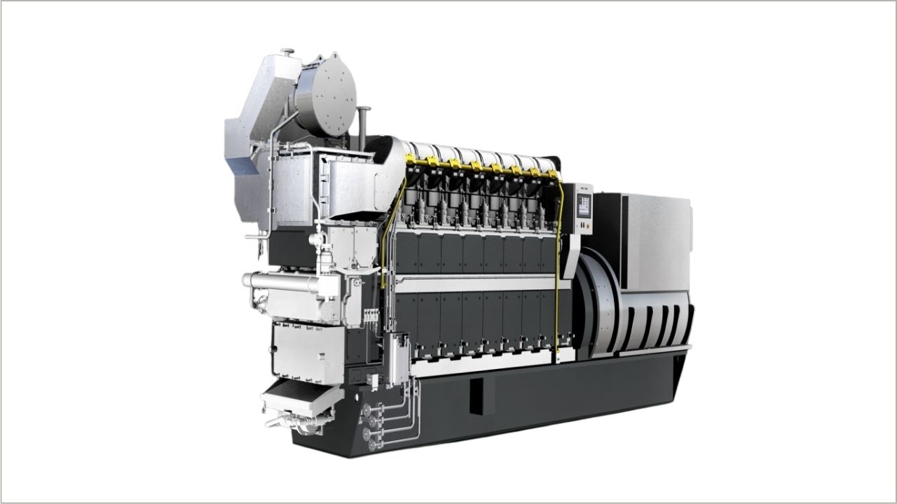 Everllence’s 21/31DF-M engine render.