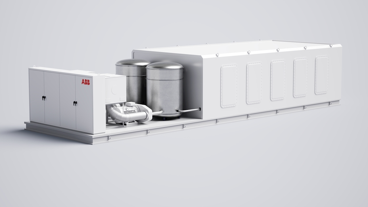 Conceptual illustration of high-power marine fuel cell unit.