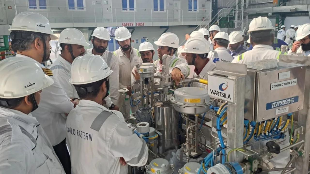 Anglo-Eastern's ammonia pilot training course.