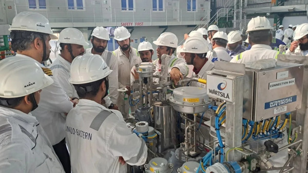 Anglo-Eastern's ammonia pilot training course.