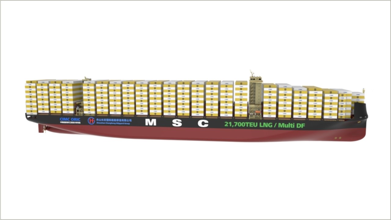 21,700-teu vessel render.