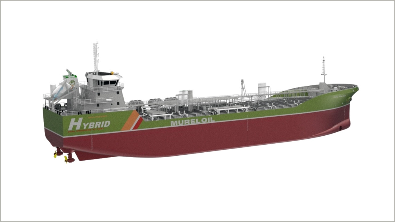 Mureloil 8,000-dwt vessel render.
