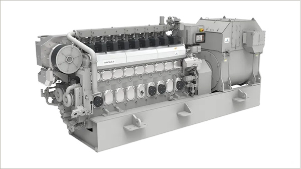 Wärtsilä 20DF small dual-fuel engine render.