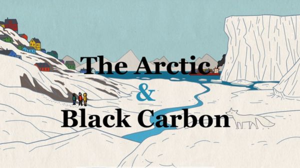 The Arctic and black carbon graphic.