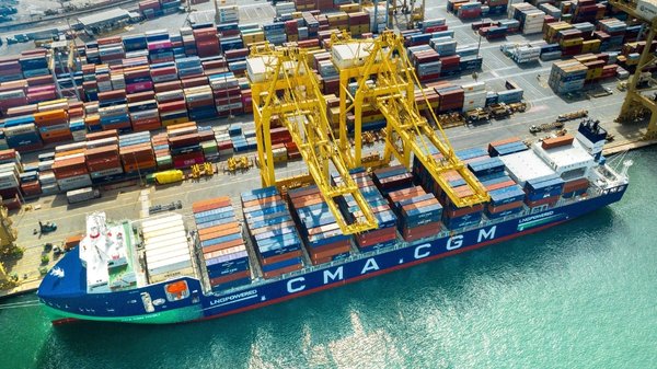 CMA CGM Tivoli vessel.