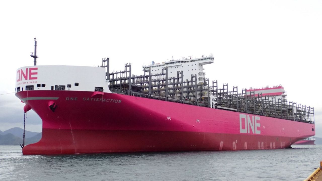 ONE Satisfaction vessel.