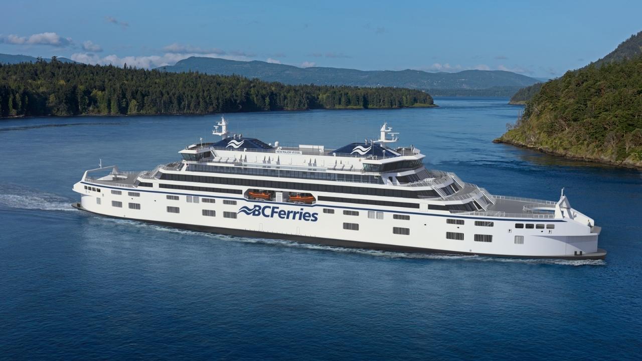 BC Ferries vessel render.
