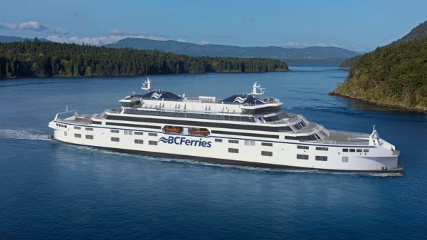 BC Ferries vessel render.