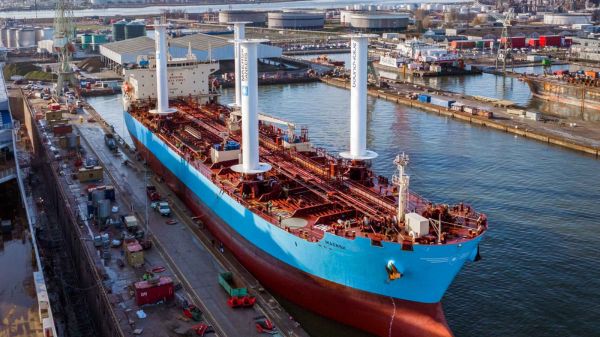 Maersk Trieste vessel.