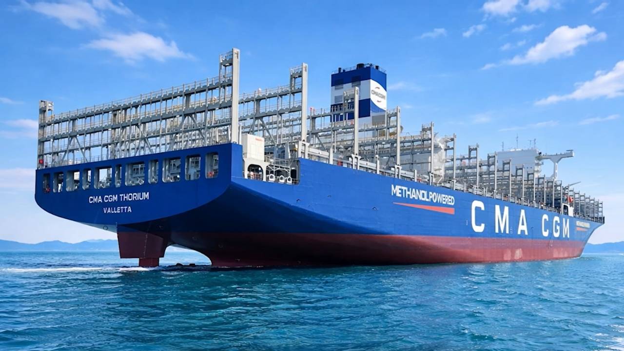 CMA CGM Thorium vessel.
