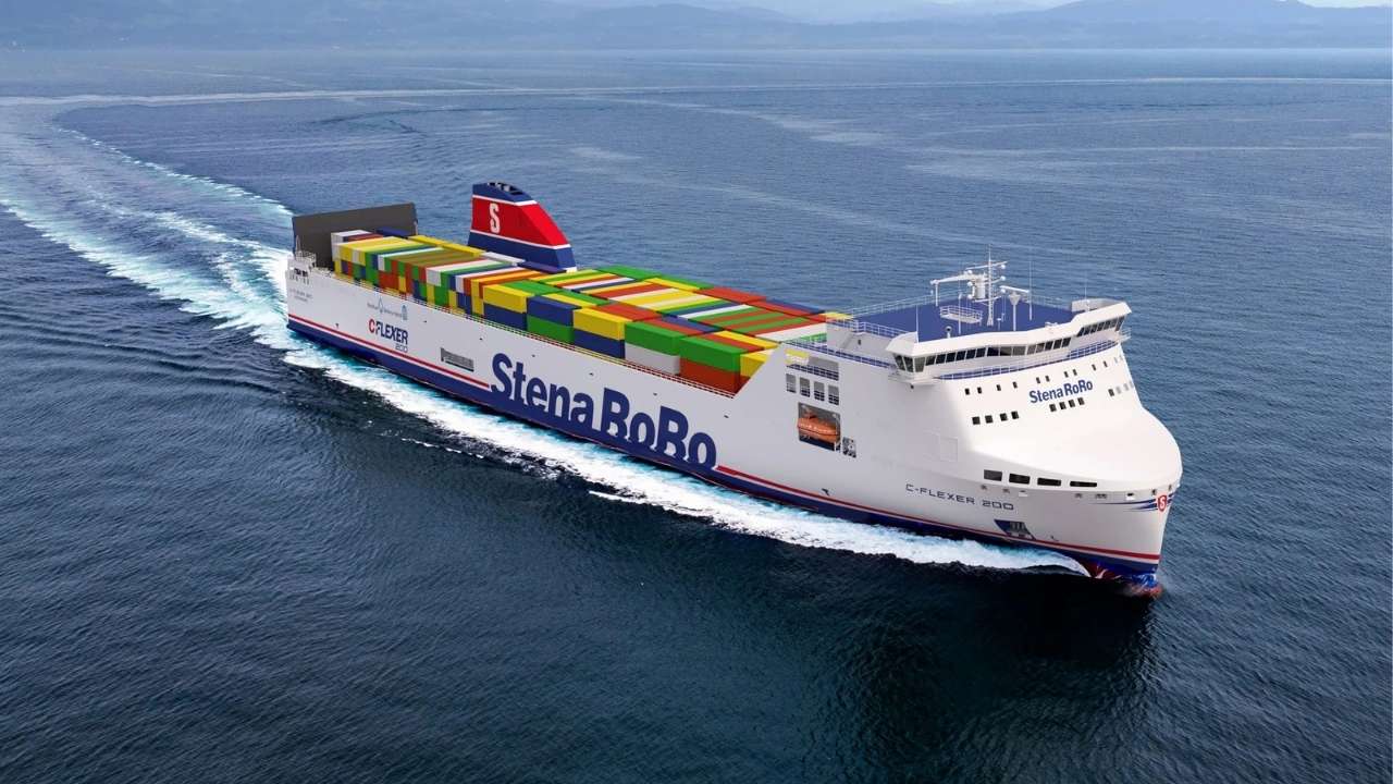 C-Flexer ro-ro vessel render.