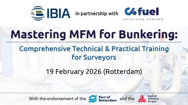 IBIA MFM bunkering training course graphic.