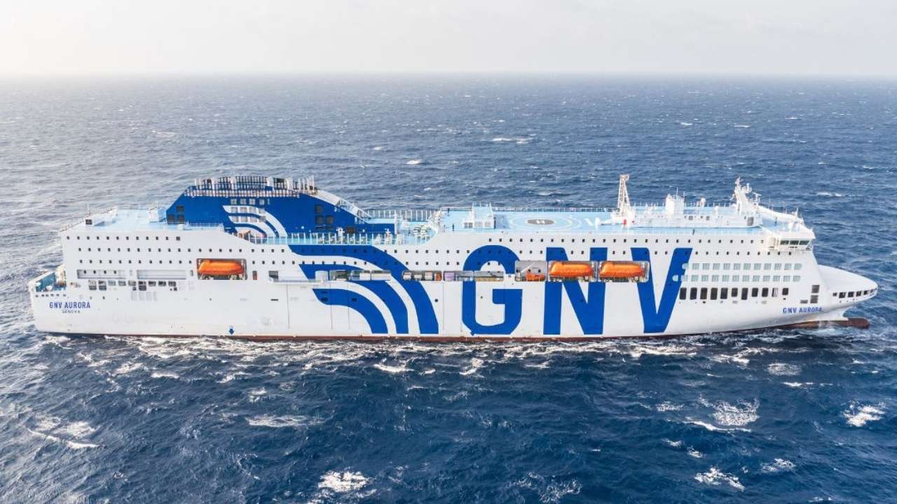 GNV Aurora vessel.