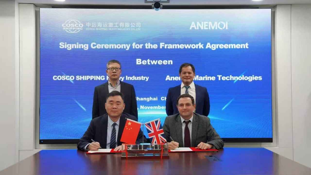 Anemoi and CHI framework agreement signing.