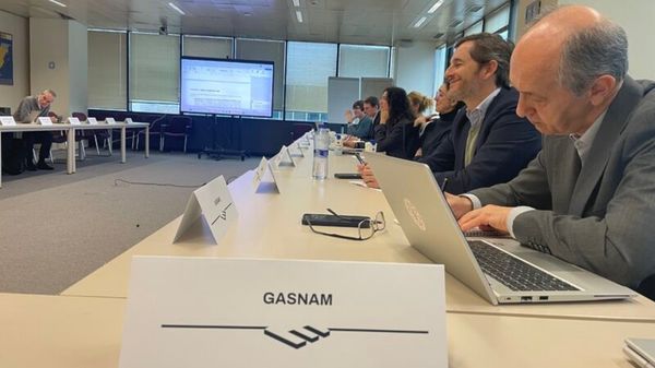 Working meeting at the headquarters of Puertos del Estado.