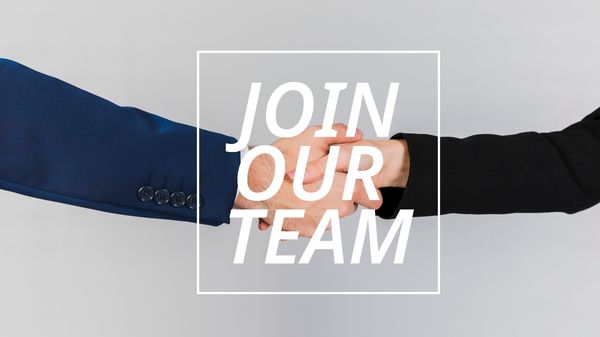 Two people shaking hands with 