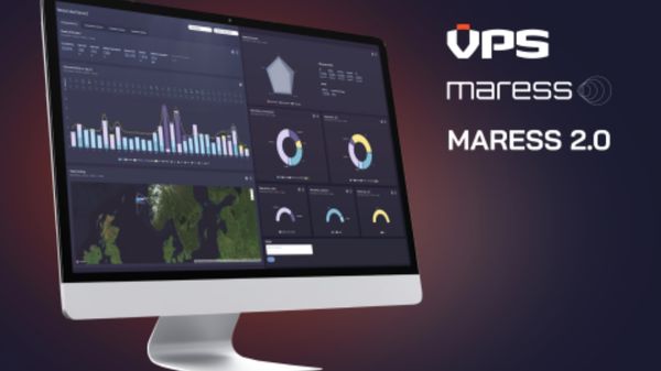 VPS Maress 2.0 digital dashboard interface displayed on a monitor.
