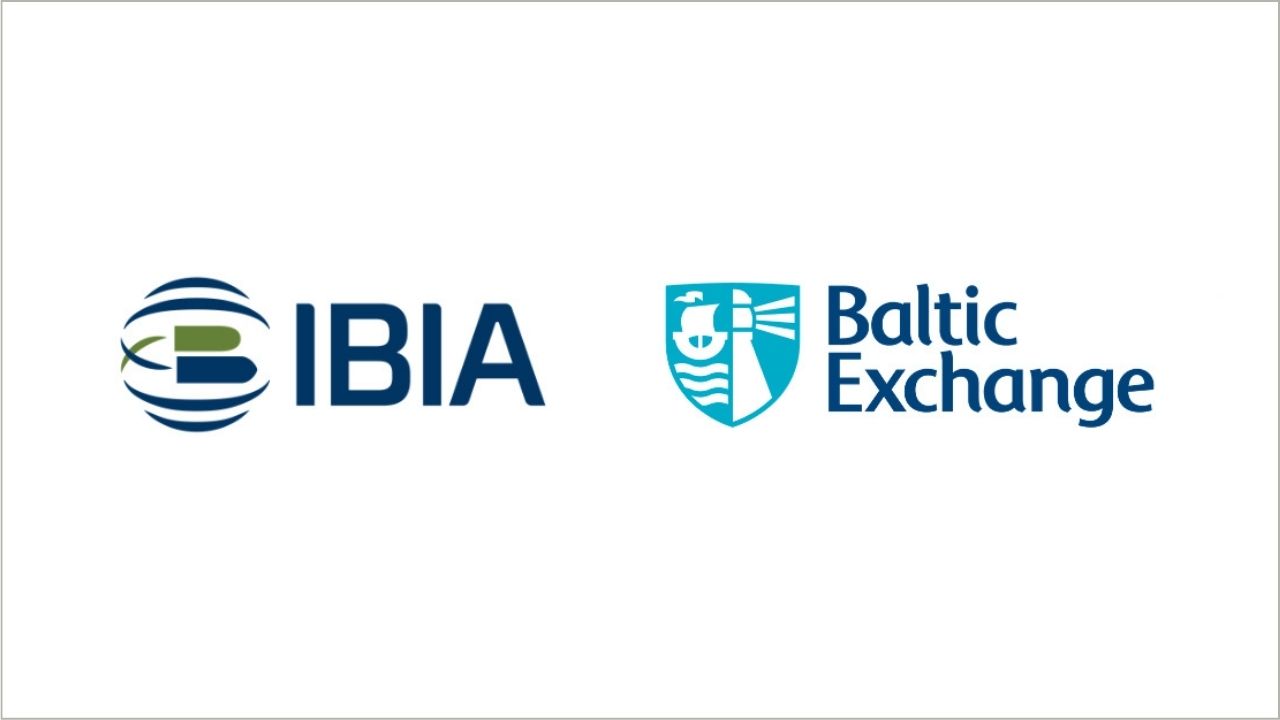 IBIA and Baltic Exchange logo side by side.